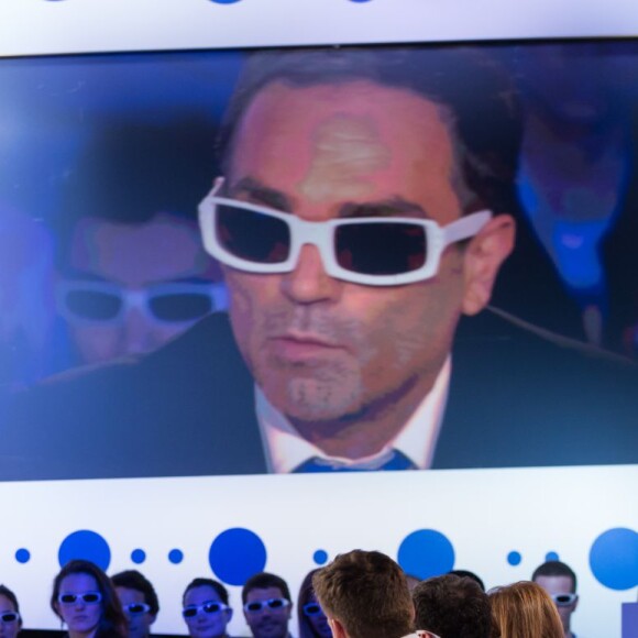 Exclusif - Michel Polnareff et Laurent Ruquier dans l'émission On n'est pas couché, sur France 2 le samedi 30 avril 2016 (tournage le jeudi 28 avril 2016), à Paris. © Cyril Moreau