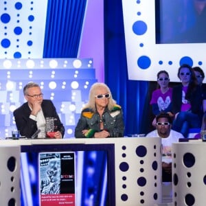 Exclusif - Michel Polnareff et Laurent Ruquier dans l'émission On n'est pas couché, sur France 2 le samedi 30 avril 2016 (tournage le jeudi 28 avril 2016), à Paris. © Cyril Moreau