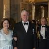 Le prince Alexandre de Serbie et la princesse Katherine de Serbie - Banquet donné en l'honneur du 70ème anniversaire du roi Carl Gustav de Suède au palais royal à Stockholm, le 30 avril 2016.