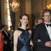 Bettina Bernadotte et son mari Philip Haug - Banquet donné en l'honneur du 70ème anniversaire du roi Carl Gustav de Suède au palais royal à Stockholm, le 30 avril 2016.
