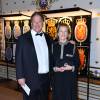 Henry Smith et sa compagne Anni-Frid Lyngstad (ABBA) - Banquet donné en l'honneur du 70ème anniversaire du roi Carl Gustav de Suède au palais royal à Stockholm, le 30 avril 2016.