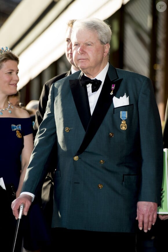 Le prince Andreas - Les invités du roi Carl Gustav de Suède arrivent au Banquet organisé en l'honneur de son 70ème anniversaire au palais royal à Stockholm le 30 avril 2016.