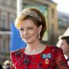 La princesse Margarita de Roumanie - Les invités du roi Carl Gustav de Suède arrivent au Banquet organisé en l'honneur de son 70ème anniversaire au palais royal à Stockholm le 30 avril 2016.