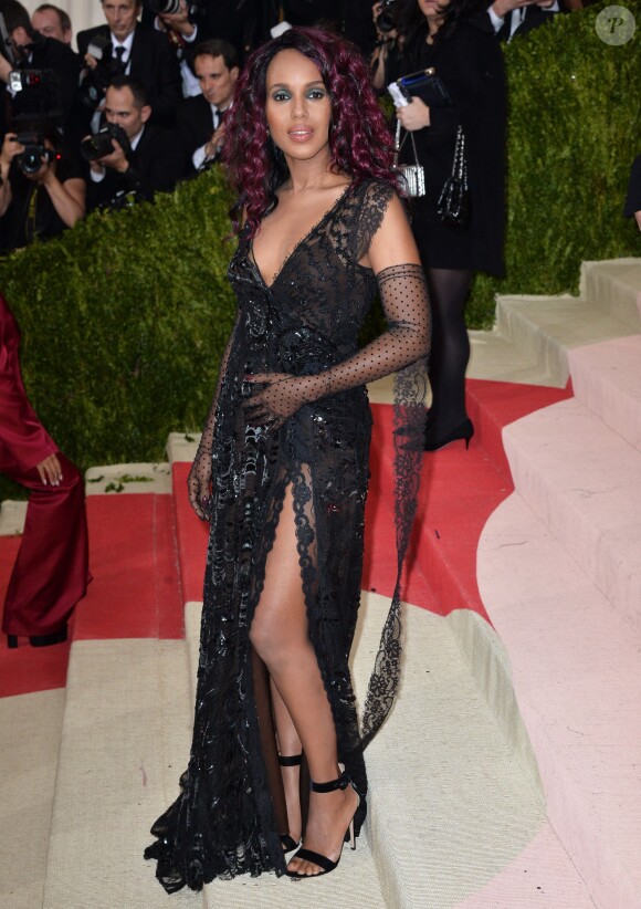 Kerry Washington - Soirée Costume Institute Benefit Gala 2016 (Met Ball) sur le thème de "Manus x Machina" au Metropolitan Museum of Art à New York, le 2 mai 2016.