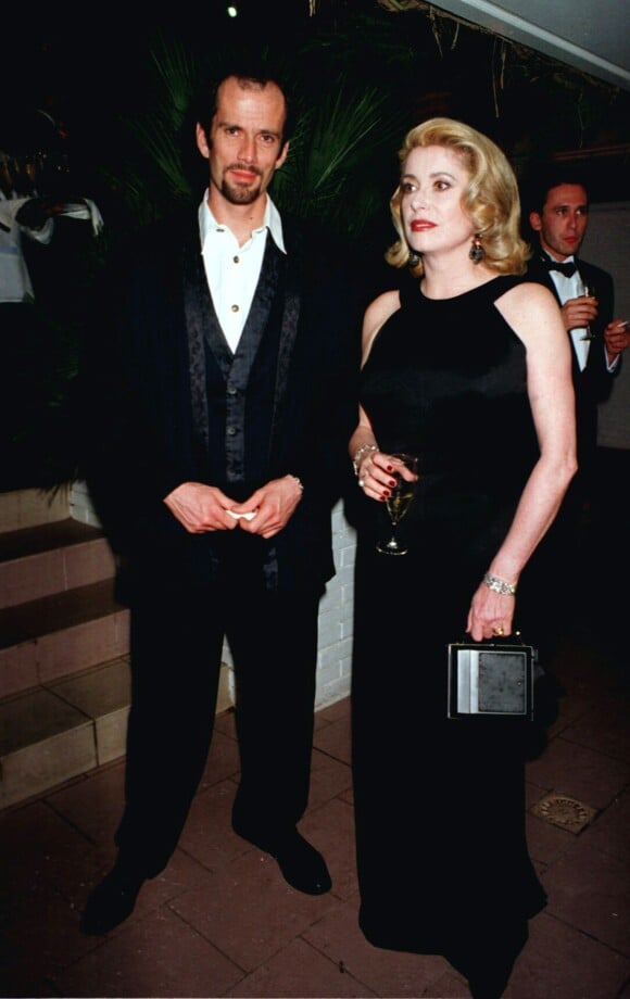 Christian Vadim et Catherine Deneuve au Festival de Cannes en 1996