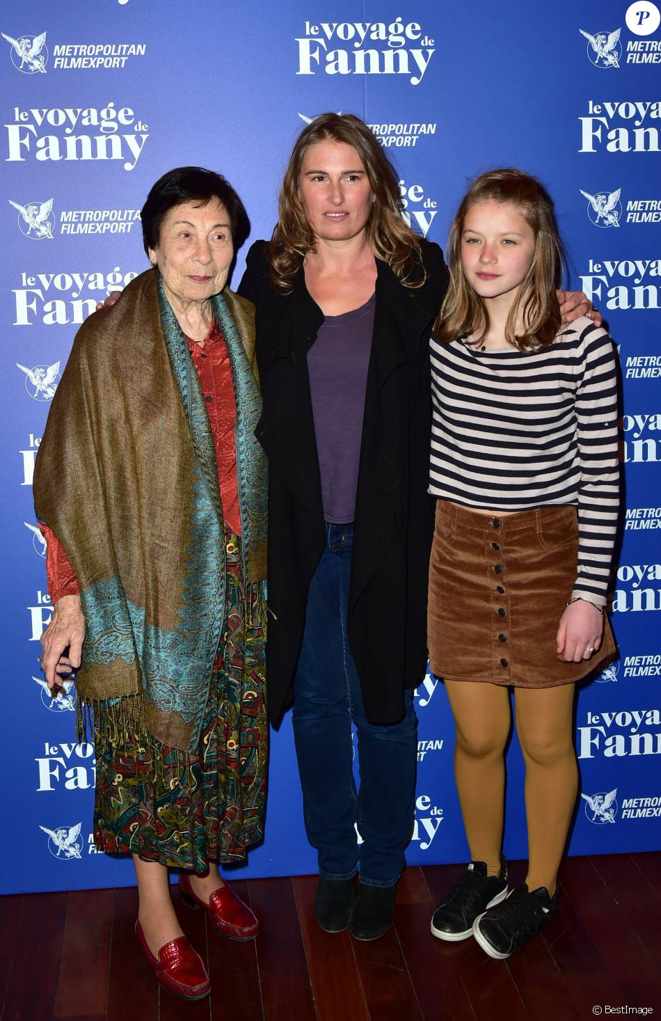 Films Et Séries Tv Avec Fanny Ami Fanny Ben-Ami (dont le livre autobiographique, Le Journal de Fanny, a  inspiré le film) la réalisatrice Lola Doillon et Léonie Souchaud -  Avant-première du film - Purepeople