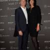 David Coulthard et sa femme Karen Minier lors de la soirée d'inauguration "Como Bercy" à Paris, le 27 novembre 2014