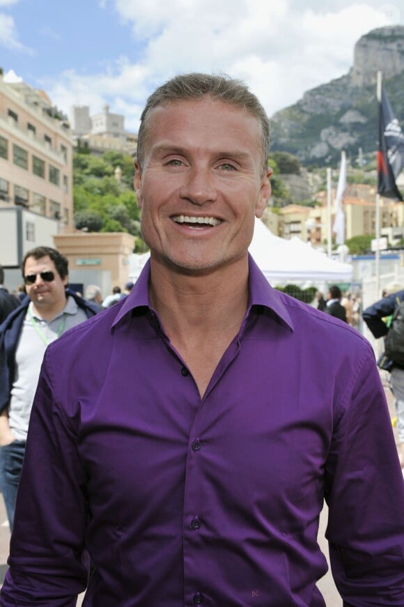 David Coulthard lors de la journee d'entrainement du Grand prix de Monte Carlo à Monaco le 25 mai 2013