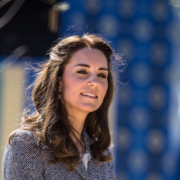 Kate Middleton inaugure le Magic Garden au palais Hampton Court à Londres. Le 4 mai 2016