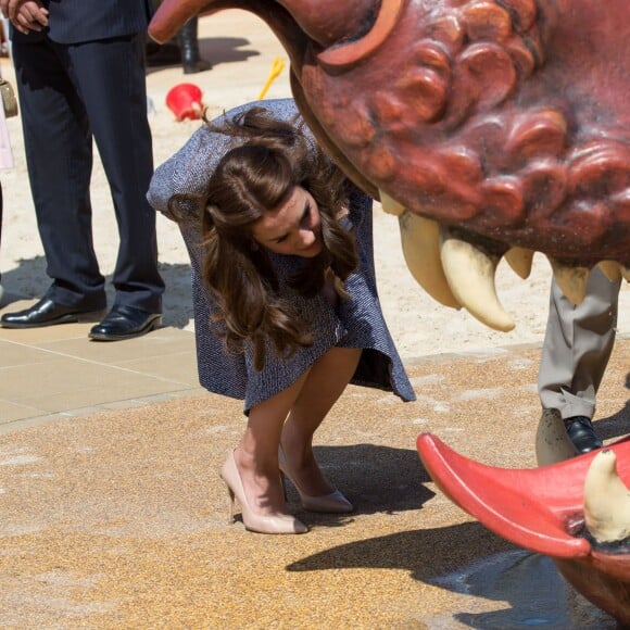 Kate Middleton inaugure le Magic Garden au palais Hampton Court à Londres. Le 4 mai 2016