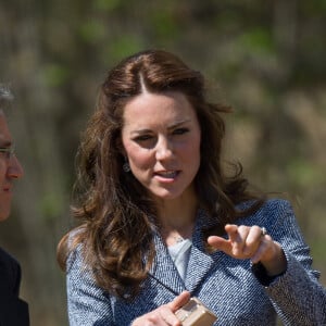 Kate Middleton inaugure le Magic Garden au palais Hampton Court à Londres. Le 4 mai 2016