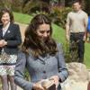 Kate Middleton inaugure le Magic Garden au palais Hampton Court à Londres. Le 4 mai 2016