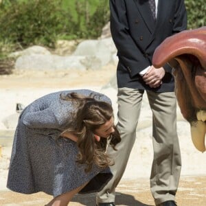 Kate Middleton inaugure le Magic Garden au palais Hampton Court à Londres. Le 4 mai 2016