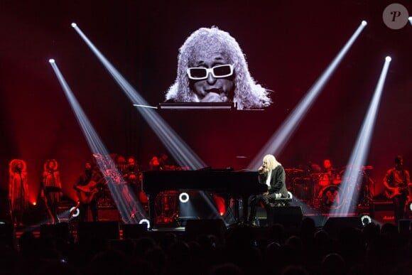 Michel Polnareff en concert à l'AccorHotels Arena de Paris le 7 mai 2016. © Cyril Moreau/Bestimage