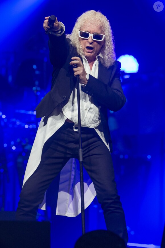 Michel Polnareff en concert à l'AccorHotels Arena de Paris le 7 mai 2016. © Cyril Moreau/Bestimage