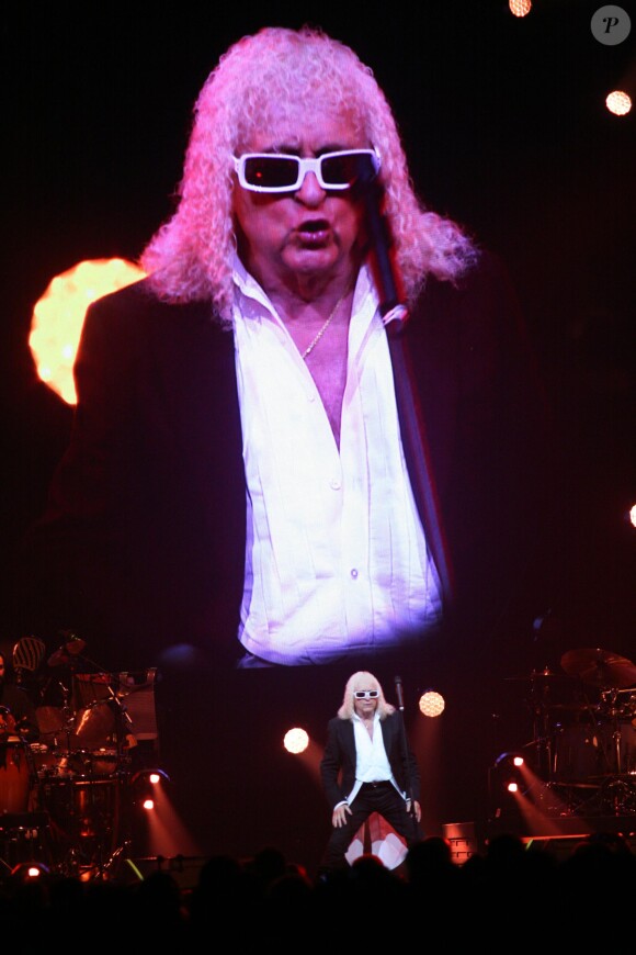 Michel Polnareff en concert à l'AccorHotels Arena de Paris le 7 mai 2016.
