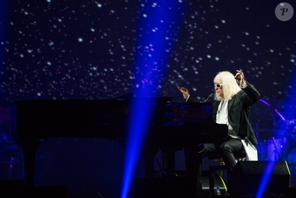 Michel Polnareff en concert à l'AccorHotels Arena de Paris le 7 mai 2016. © Cyril Moreau/Bestimage