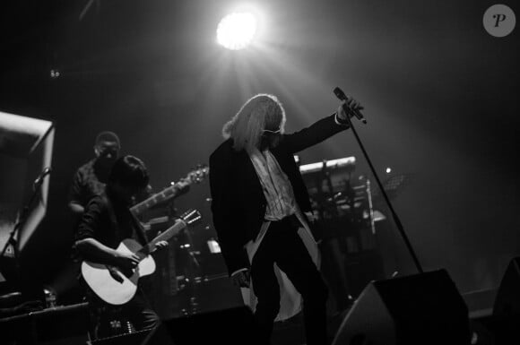 Michel Polnareff en concert à l'AccorHotels Arena de Paris le 7 mai 2016. © Cyril Moreau/Bestimage