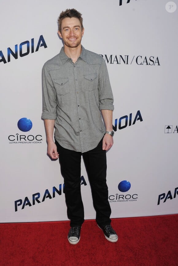 Robert Buckley à la Premiere du film "Paranoia" a Los Angeles, le 8 aout 2013.
