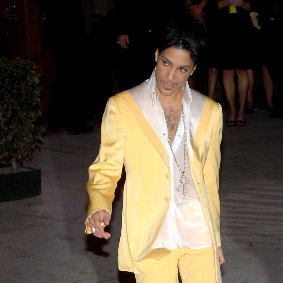 Prince à Los Angeles le 25 février 2007 lors de l'after party des Oscars