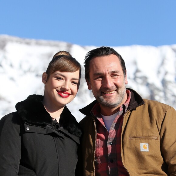 Louise Bourgoin et Gilles Lellouche au photocall pour le film "Sous le même Toit" lors du 20ème festival du film de comédie de l'Alpe d'Huez le 20 janvier 2017. © Dominique Jacovides / Bestimage 20/01/2017 - Alpe d'Huez