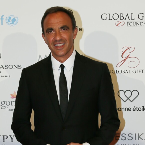 Nikos Aliagas, au Four Seasons Hotel George V, à Paris, le 9 mai 2016. © Marc Ausset-Lacroix