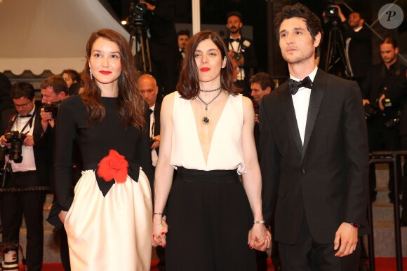 Anaïs Demoustier, Valérie Donzelli, Jérémie Elkaïm - Montée des marches du film "Marguerite & Julien" lors du 68 ème Festival International du Film de Cannes, à Cannes le 19 mai 2015.