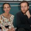 Exclusif - Bérénice Bejo et Joachim Lafosse - Rencontre avec l'équipe du film "L'Economie du couple" au pavillon Unifrance à Cannes le 13 mais 2016