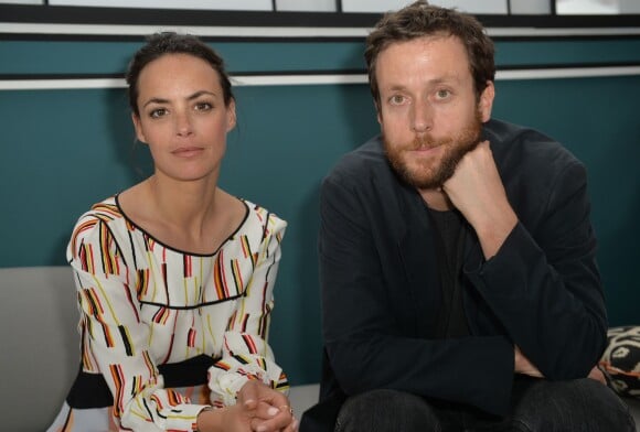 Exclusif - Bérénice Bejo et Joachim Lafosse - Rencontre avec l'équipe du film "L'Economie du couple" au pavillon Unifrance à Cannes le 13 mais 2016