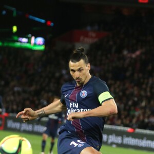 Zlatan Ibrahimovic disputé son dernier match sous le maillot du Paris Saint-Germain lors de PSG - Nantes le 14 mai 2016 au Parc des Princes.