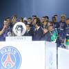 Le PSG a célébré son titre de champion de France et les adieux de Zlatan Ibrahimovic le 14 mai 2016 au Parc des Princes après une victoire contre le FC Nantes (4-0) dans le cadre de la 38e et dernière journée de Ligue 1.