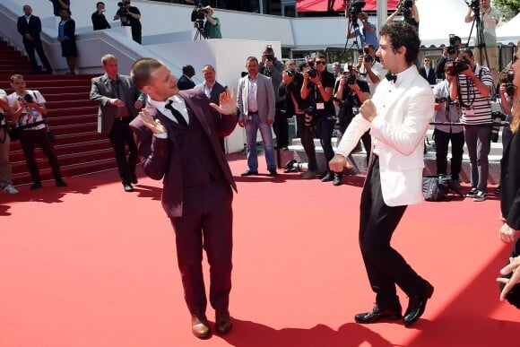 Mccaul Lombardi et Shia LaBeouf - Montée des marches du film "American Honey" lors du 69ème Festival International du Film de Cannes. Le 15 mai 2016. © Borde-Jacovides-Moreau/Bestimage