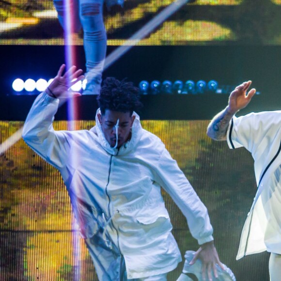 Justin Bieber en concert à Auburn Hills dans le cadre de sa tournée mondiale "The Purpose World Tour", le 26 avril 2016. © Marc Nader/Zuma Press/Bestimage26/04/2016 - Auburn Hills