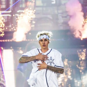 Justin Bieber en concert à Auburn Hills dans le cadre de sa tournée "The Purpose World Tour", le 26 avril 2016. © Marc Nader/Zuma Press/Bestimage26/04/2016 - Auburn Hills