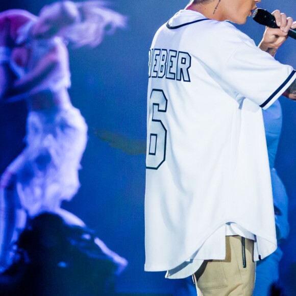 Justin Bieber en concert à Auburn Hills dans le cadre de sa tournée "The Purpose World Tour", le 26 avril 2016. © Marc Nader/Zuma Press/Bestimage26/04/2016 - Auburn Hills