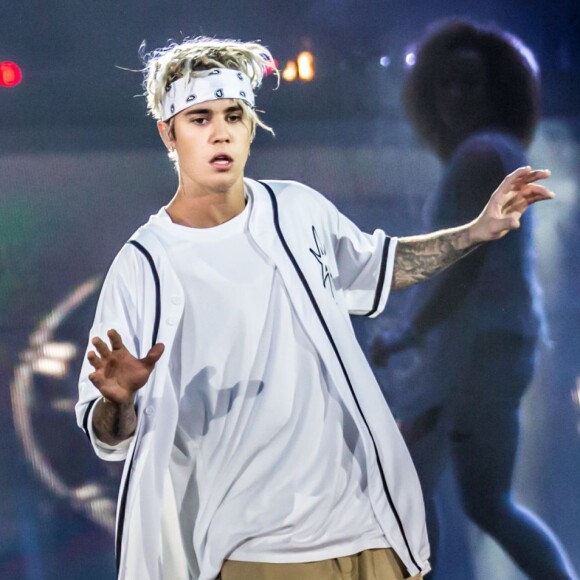 Justin Bieber en concert à Auburn Hills dans le cadre de sa tournée "The Purpose World Tour", le 26 avril 2016. © Marc Nader/Zuma Press/Bestimage26/04/2016 - Auburn Hills