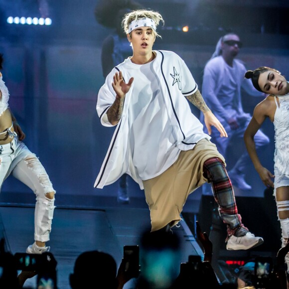 Justin Bieber en concert à Auburn Hills dans le cadre de sa tournée "The Purpose World Tour", le 26 avril 2016. © Marc Nader/Zuma Press/Bestimage26/04/2016 - Auburn Hills