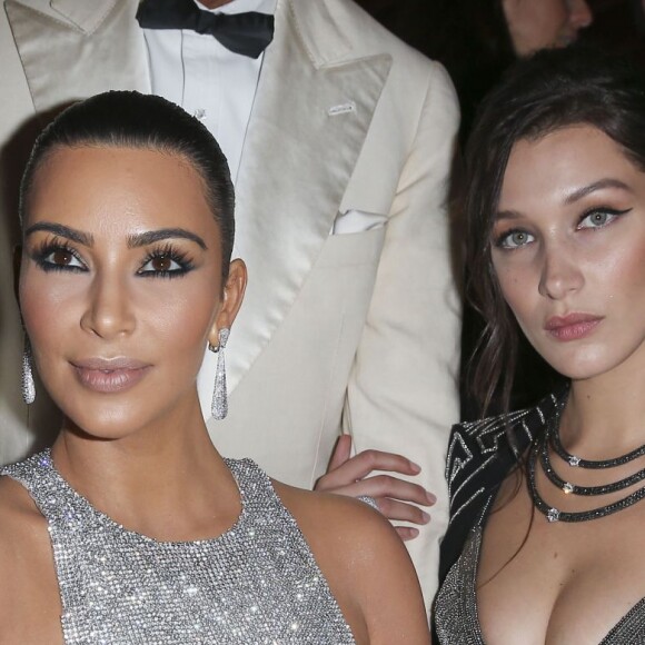 Kim Kardashian, Bella Hadid - Dîner de la soirée de Grisogono à l'hôtel Eden Roc au Cap d'Antibes lors du 69ème Festival International du Film de Cannes. Le 17 mai 2016. © Borde-Bebert-Jacovides / Bestimage