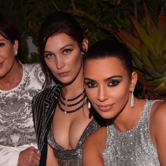 Exclusif - Kris Jenner, Bella Hadid, Kim Kardashian - Soirée de Grisogono à l'hôtel Eden Roc au Cap d'Antibes lors du 69ème Festival International du Film de Cannes. Le 17 mai 2016. © Borde-Bebert-Jacovides / Bestimage