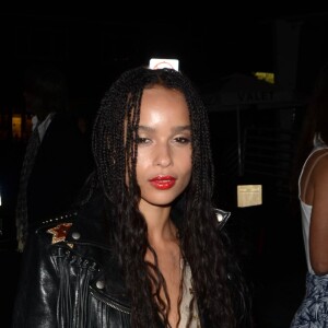 Zoë Kravitz, ambassadrice de YSL Beauté, assiste à la soirée de lancement du Mascara Vinyl Couture au Gibson Brands. Los Angeles, le 18 mai 2016.