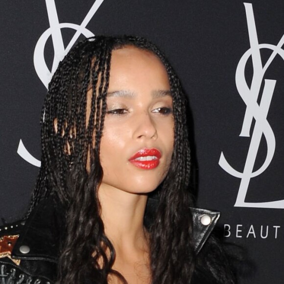 Zoë Kravitz, ambassadrice de YSL Beauté, assiste à la soirée de lancement du Mascara Vinyl Couture au Gibson Brands. Los Angeles, le 18 mai 2016.