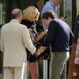 Heidi Klum et son compagnon Vito Schnabel arrivent à l'hôtel du Cap-Eden-Roc à l'occasion du 69ème Festival International du Film de Cannes le 18 mai 2016