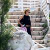 Heidi Klum quitte l' Eden Roc à Antibes, le 17 mai 2016