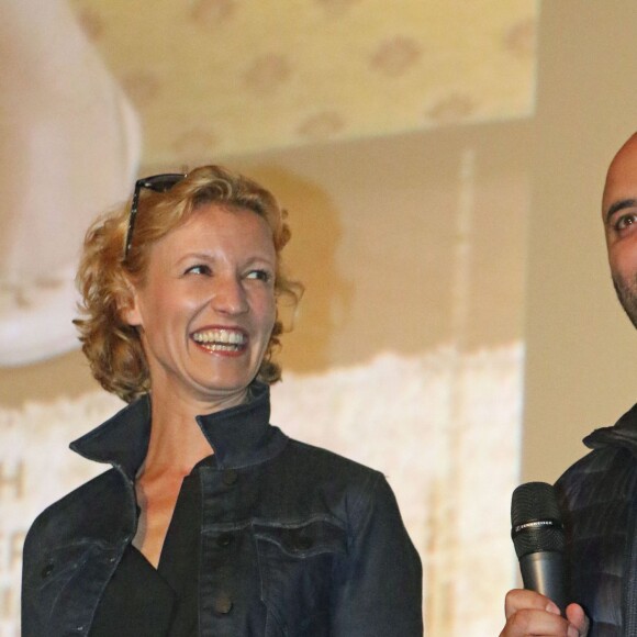 Alexandra Lamy, Jérôme Commandeur - Conférence de presse du film d' Eric Lavaine "Retour chez ma mère" à l'Hôtel InterContinental de Bordeaux avant une présentation du film à l'UGC Ciné Cité de Bordeaux et au Gaumont-Pathé de Talence le 17 mai 2016. © Jean-Marc Lhomer/Bestimage17/05/2016 - Bordeaux