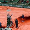 La pluie a contrarié la première journée de Roland-Garros 2016 © Dominique Jacovides/Bestimage