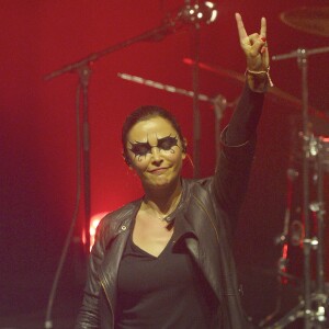 Sandrine Quétier et son groupe The Jokers en concert à l'Olympia à Paris au profit de l'association Ela. Le 22 mai 2016 © Coadic Guirec / Bestimage