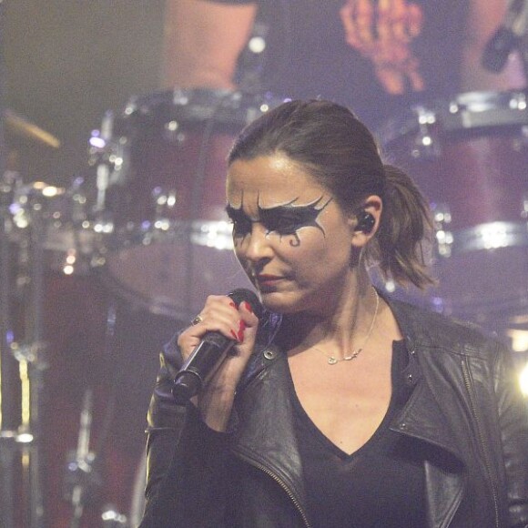 Michaël Gregorio et Sandrine Quétier - Sandrine Quétier et son groupe The Jokers en concert à l'Olympia à Paris au profit de l'association Ela. Le 22 mai 2016 © Coadic Guirec / Bestimage