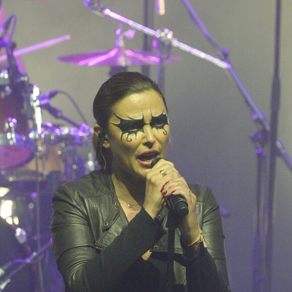 Sandrine Quétier et son groupe The Jokers en concert à l'Olympia à Paris au profit de l'association Ela. Le 22 mai 2016 © Coadic Guirec / Bestimage