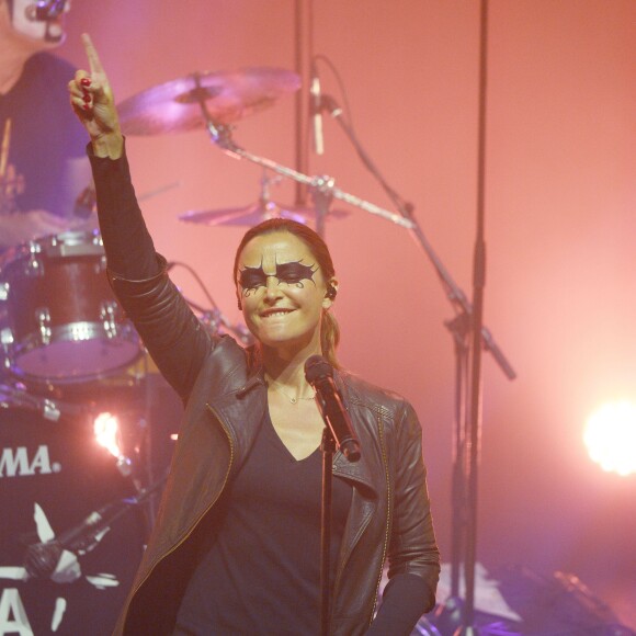 Sandrine Quétier et son groupe The Jokers en concert à l'Olympia à Paris au profit de l'association Ela. Le 22 mai 2016 © Coadic Guirec / Bestimage