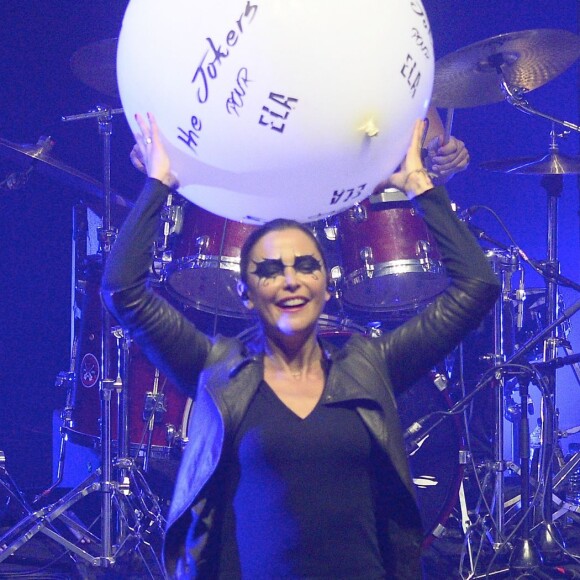 Sandrine Quétier et son groupe The Jokers en concert à l'Olympia à Paris au profit de l'association Ela. Le 22 mai 2016 © Coadic Guirec / Bestimage